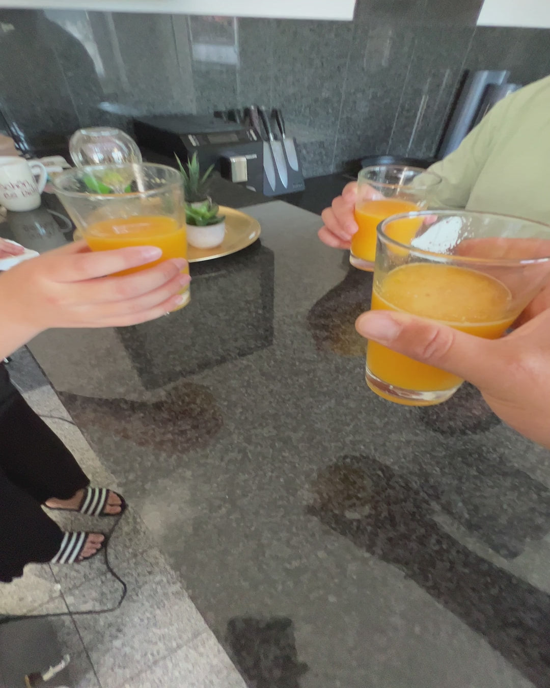 Testimonial frisch gepresster Orangensaft