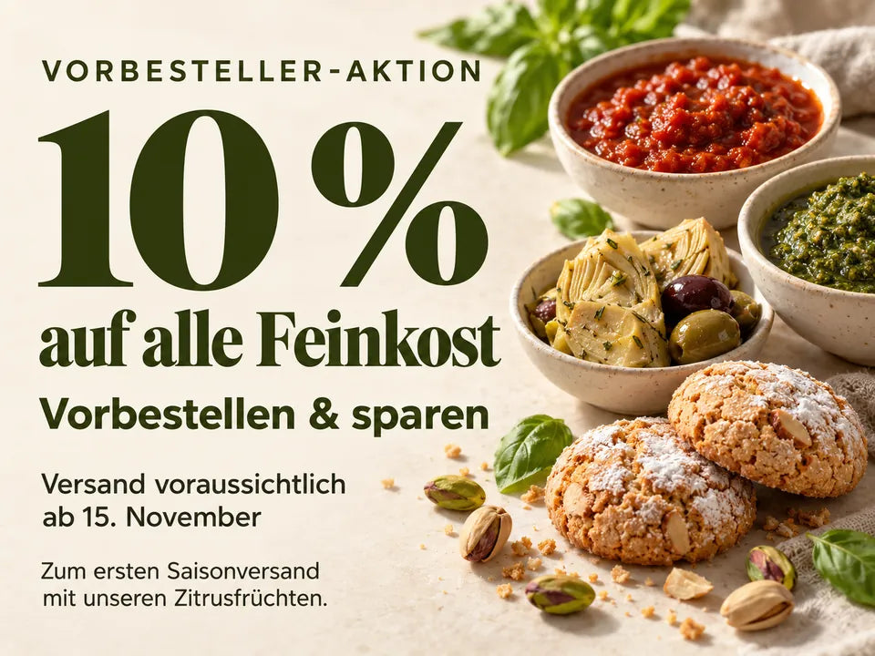 Sizilianisches Pesto und Antipasti von Sarullo