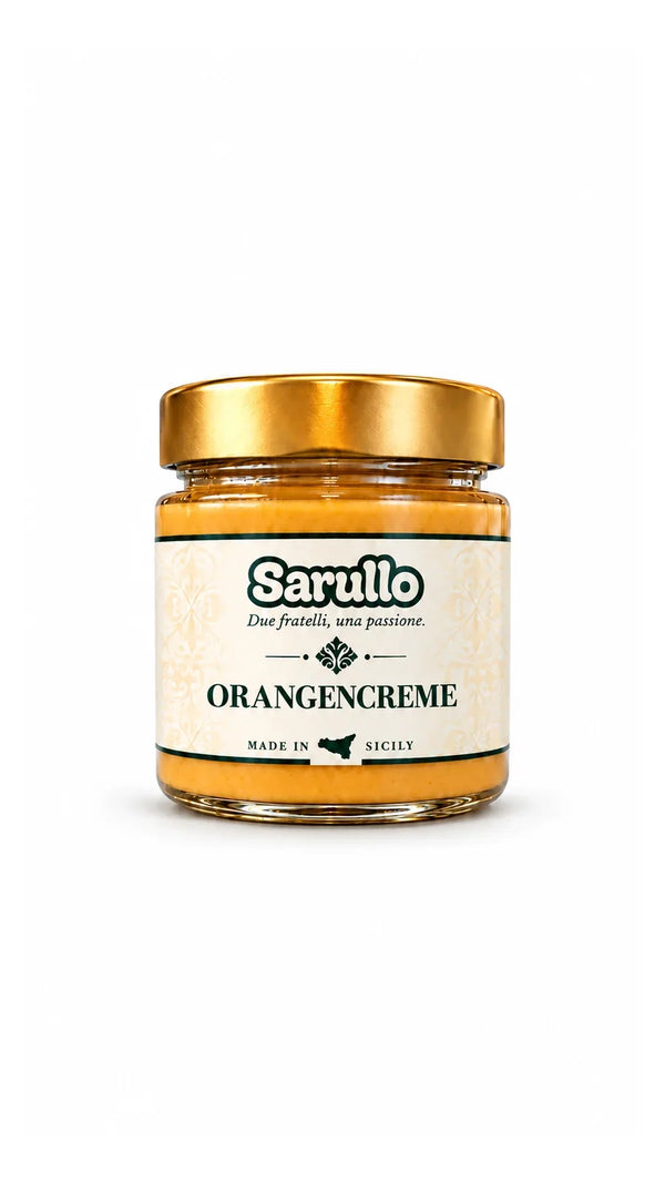 SARULLO Orangencreme aus Sizilien – 200 g im Glas